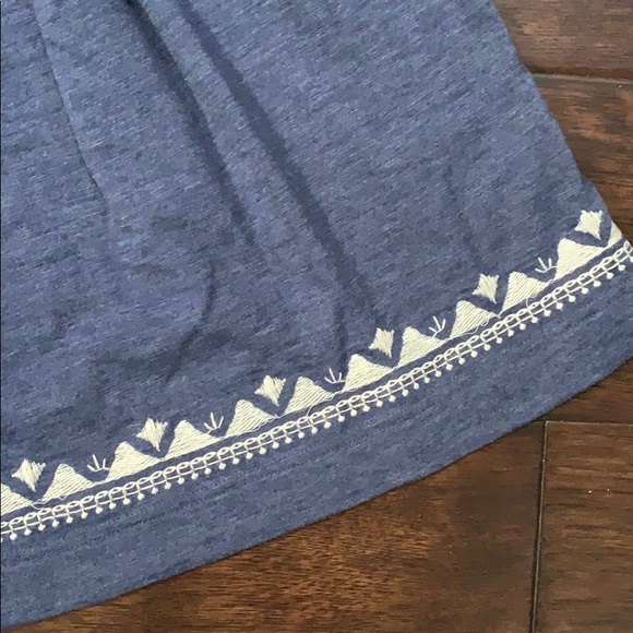 Cherokee Size Large 10 12 Blue Boho Dress Cute! - Picture 2 of 2